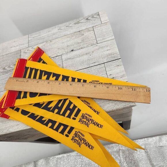 Renaissance Festival Souvenir VIP Seating Jousting Pennets Bundle of 6 - Picture 4 of 4